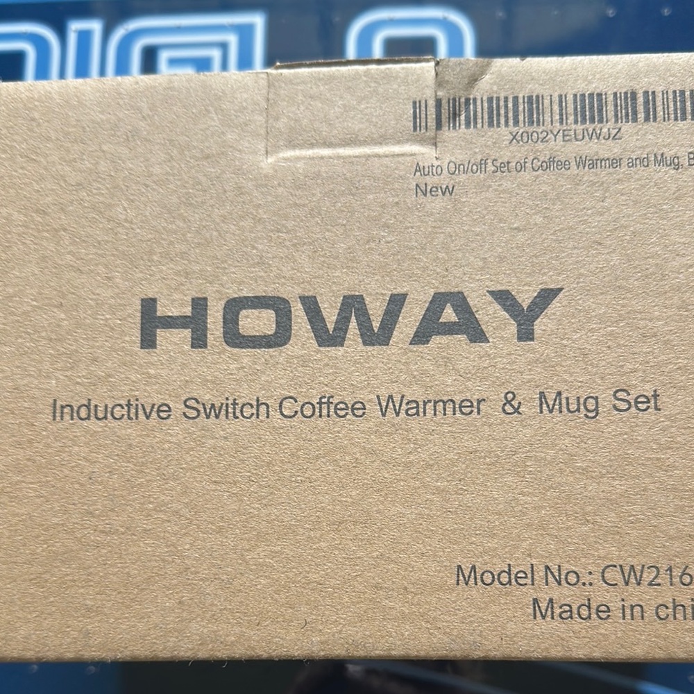 HOWAY Inductive Switch Coffee Warmer & Mug Set